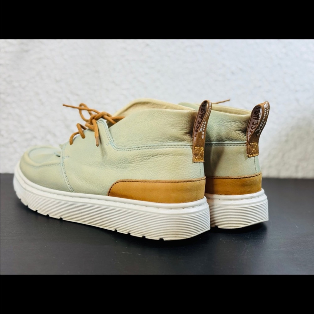Dr. Martens Jamima San Diego Blue Green Leather Chukka Boots Size 8 - Picture 8 of 11